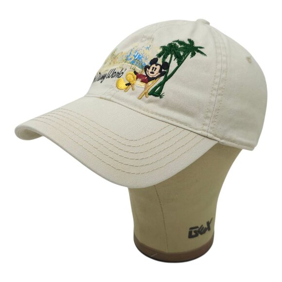 Walt Disney World Mickey Mouse Strapback Cap Trucker Baseball Hat Just Chillin - Picture 2 of 14